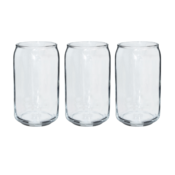 Set of 3 Can Cocktail Glasses - 470ml