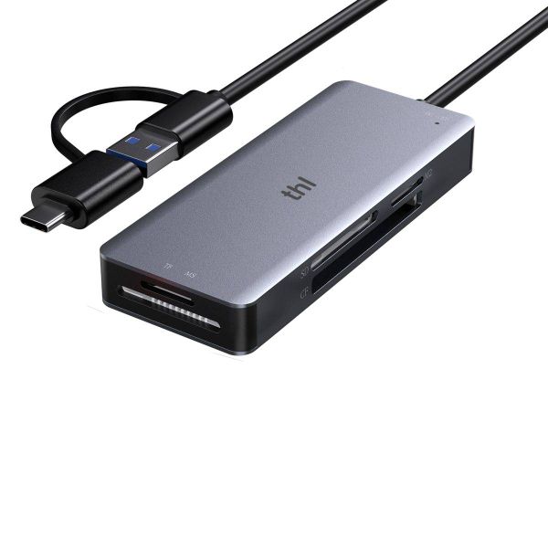 THL 5-in-1 Card Reader - Reads Five Cards at Once, Convenient and Fast