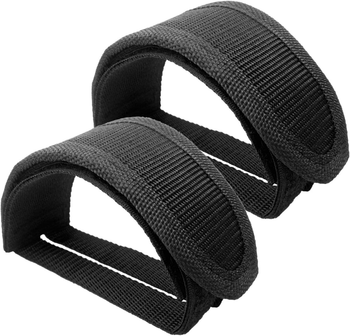 1 Pair Bike Pedal Strap Toe Clips Straps Tape Adjustable Anti-Slip