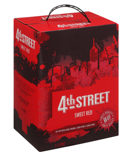 4th Street - Natural Sweet Red - 5 Litre