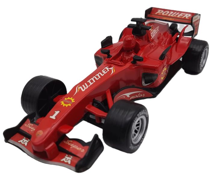 High Speed Friction Powered Racing Car with Light and Sound for Kids