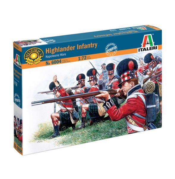 Italeri 1/72 Highlander Infantry Napoleonic Wars Plastic Model Kit
