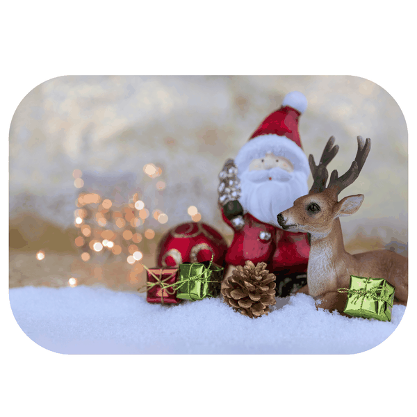 Christmas Deer Printed mouse pad