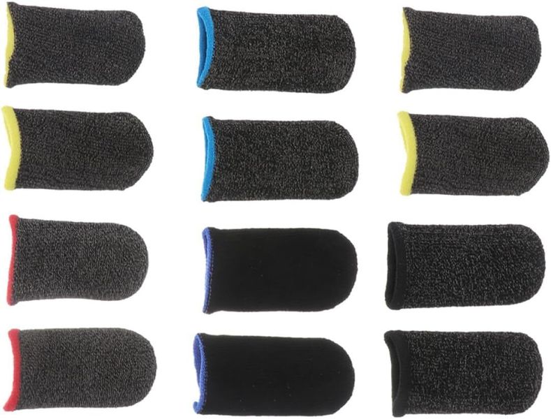 Breathable Anti-Skid Finger Sleeves Lightweight Moisture-Wicking Thumb
