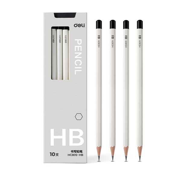 Deli Graphite Pencil HB 10 PCS