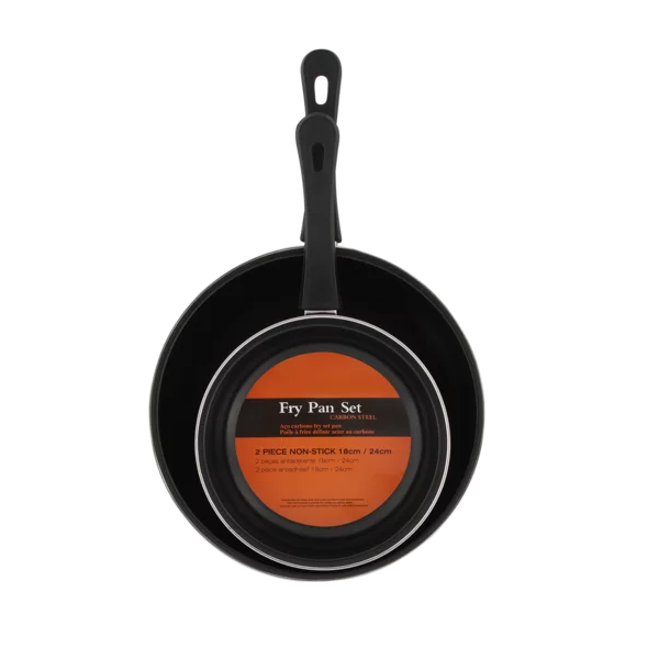 Jeyes Carbon Steel Non-Stick Frying Pan 2 Piece