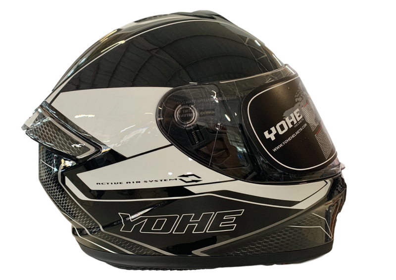 Yohe 977 10# Black/White Helmet image