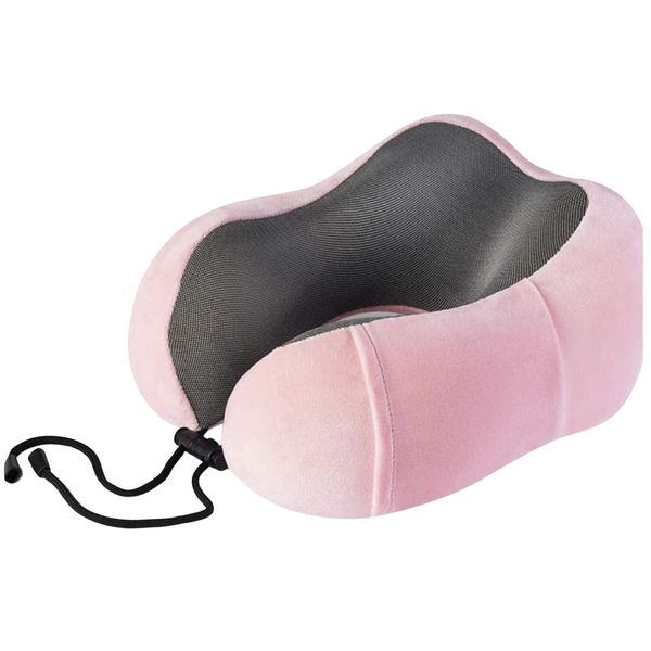 Travel Neck Pillow with Memory Foam for Ergonomic Support