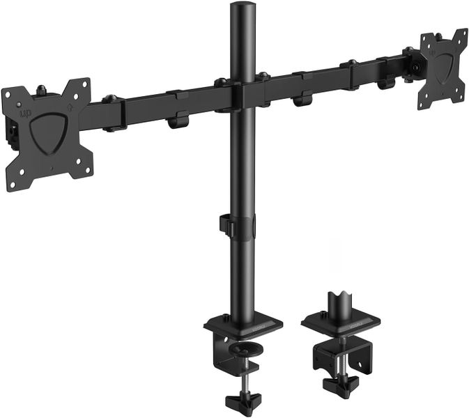 TISKO Dual Monitor Mount, Full Motion Adjustable Arms for 13-32 Inch Screen