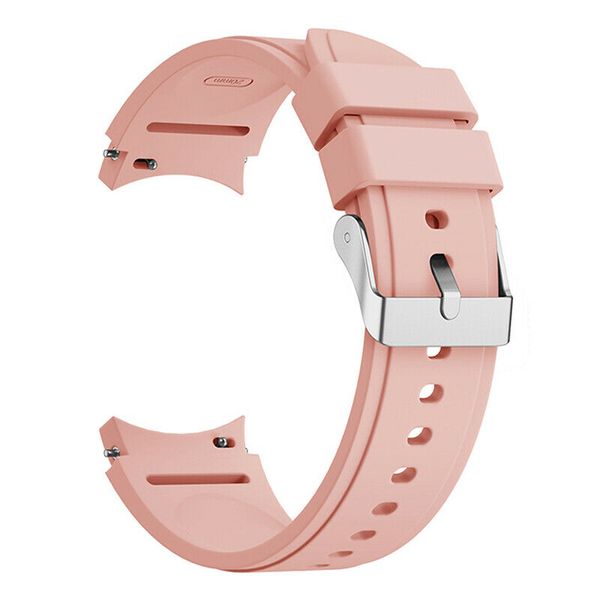 Silicone Watch Band Compatible with Samsung Galaxy Watch 4/5/6/7/7FE - Pink