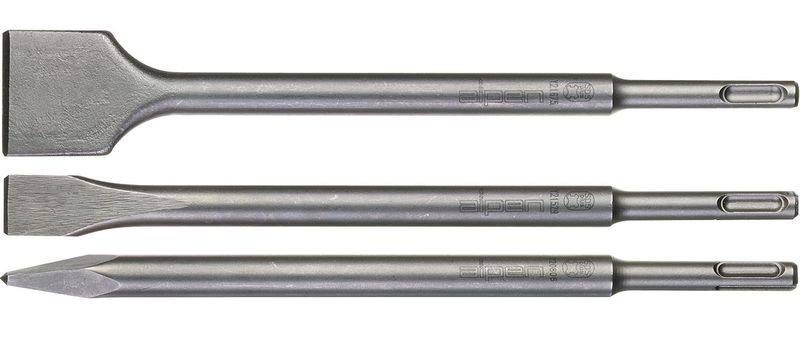 ALPEN - SDS Chisel Set Plastic Tube