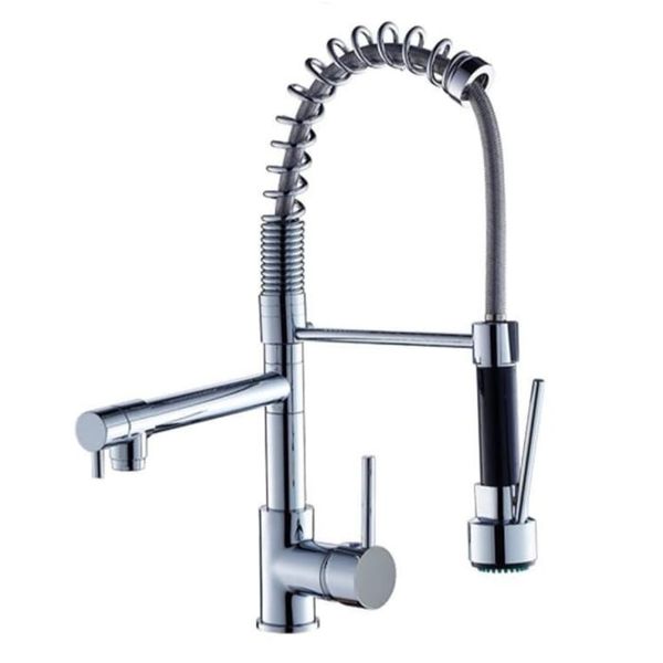 Brass Sink Deck Mixer - Black