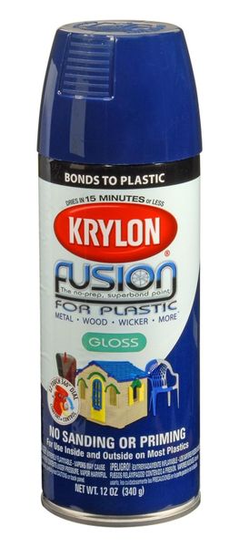 Krylon Fusion for Plastic Gloss Navy - 354ml
