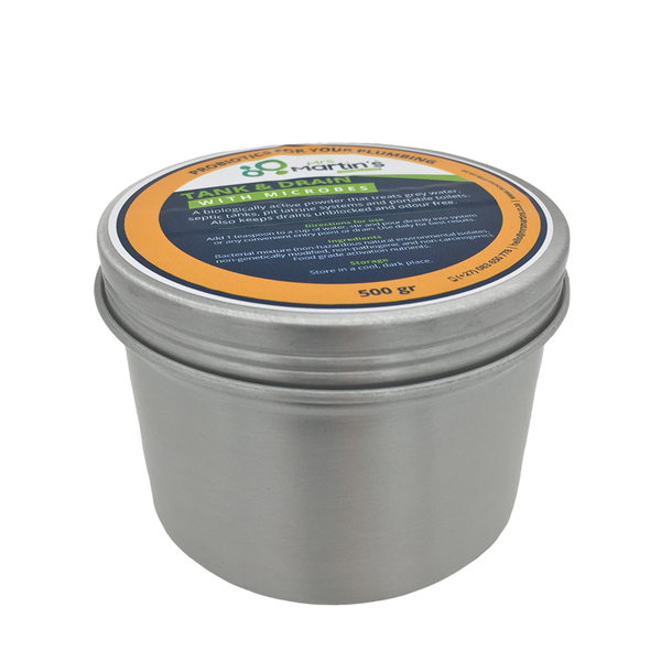 Mrs Martin's Probiotic TANK &amp; DRAIN powder 500 g. Suitable for Septic Tanks