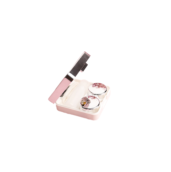 Mirror Contact Lens Box With Mirror,Minimalist Contact Lens Companion Box