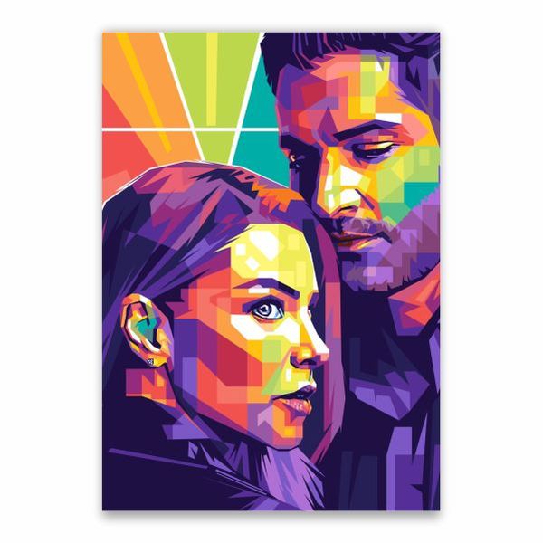 Lucifer And Chloe Poster - A1