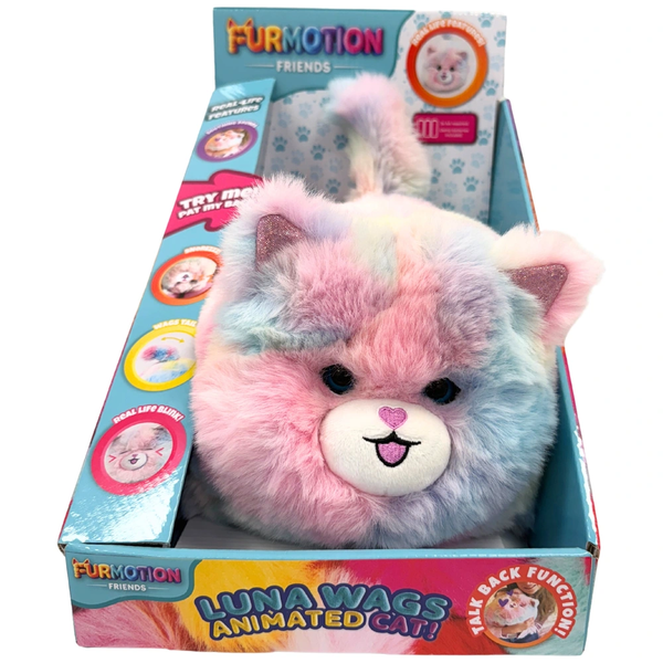 Furmotion Luna Wags Animated Rainbow Cat