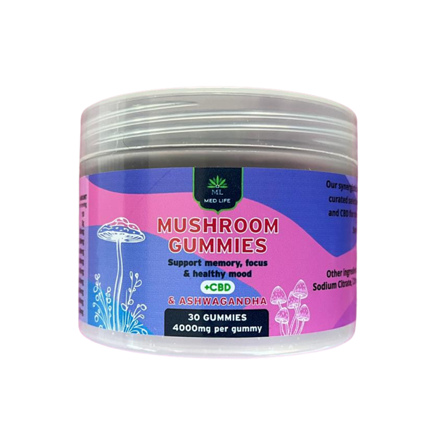 Medlife Mushroom Gummies 4000mg