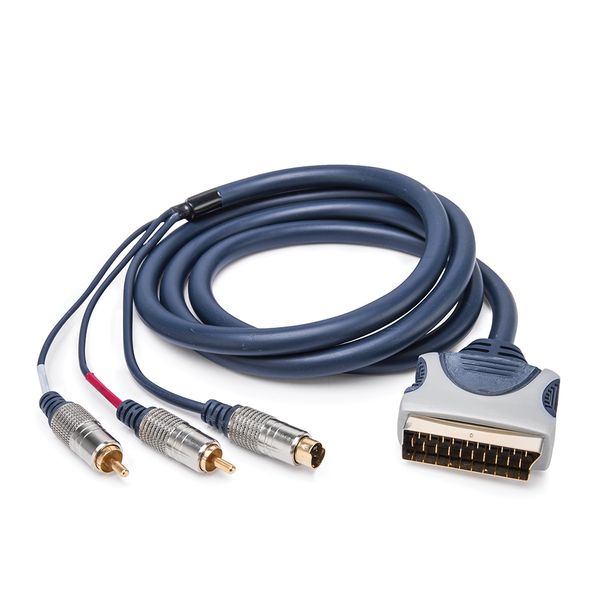 Space TV Scart to 2 RCA Connectors + 1 S Video Connector