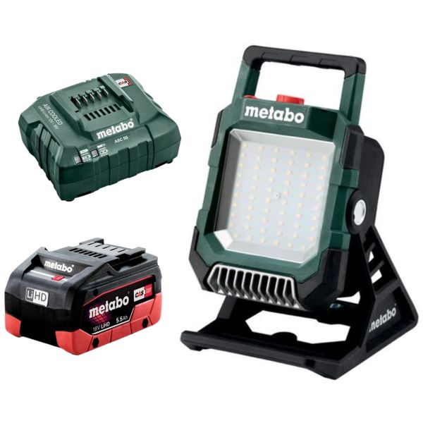 Metabo - Cordless Site Light LED (4000) BSA with Charger and 5.5Ah Battery