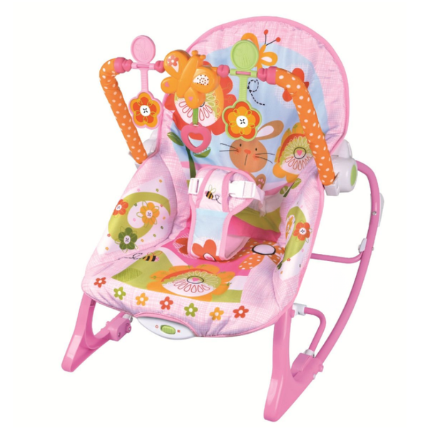Infant-to-Toddler Rocker Chair with Toy Bar