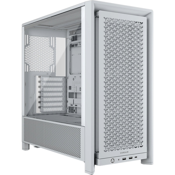 Corsair 4000D RS Mid-Tower White PC Case CC-9011313-WW