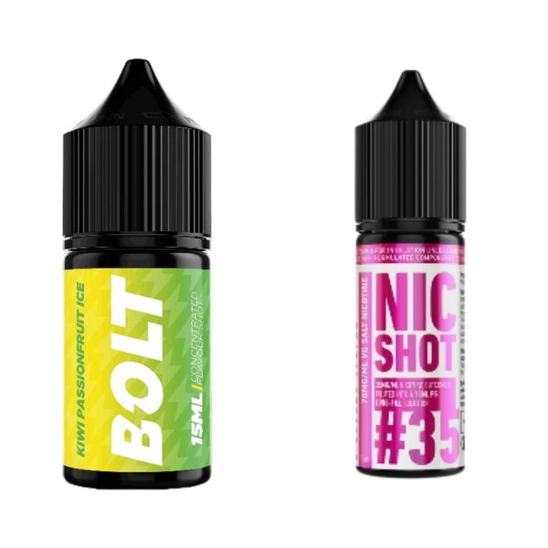 Bolt Longfill Combo Pack 30ml - Kiwi Passionfruit Ice 35MG