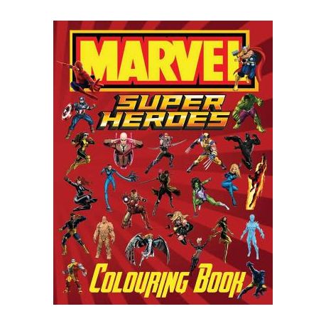 Marvel Super Heroes Colouring Book This Fantastic Colouring Book For Children Has 45 Top Marvel Super Heroes Who Protect Innocent People From Villain Buy Online In South Africa Takealot Com