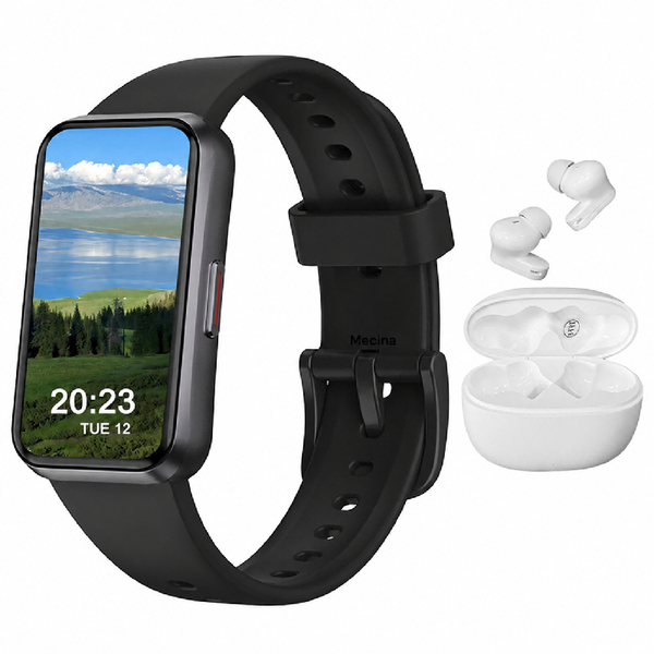 Men's Smart Watch &amp; Wireless Earbuds Combo | Fitness Tracker