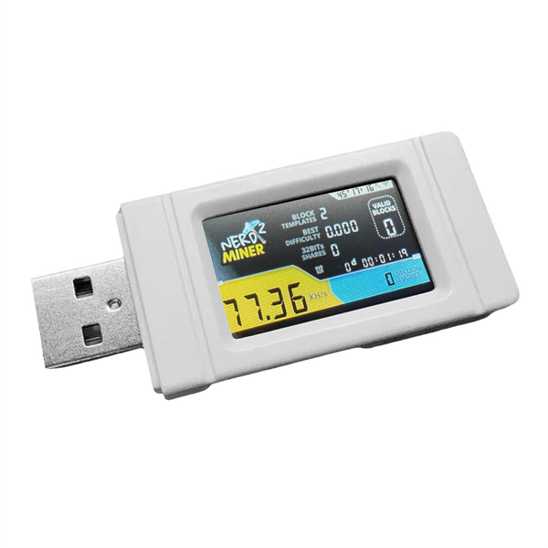 Nerdminer USB Miner with Color Screen BTC Solo Lottery Mining Miner