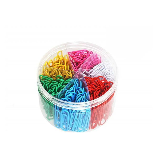 Vinyl Coated 28mm Paper Clips- 600 Piece