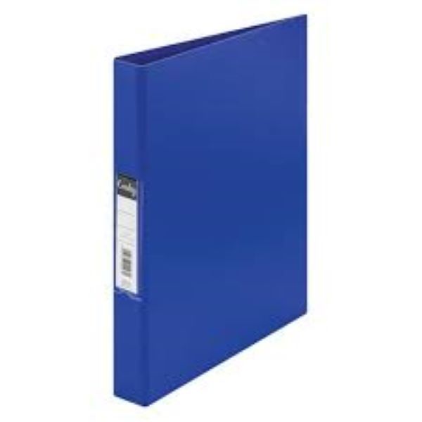 Croxley S1220 A4 2 O-Ring 25mm Polyprop Ringbinder - Blue