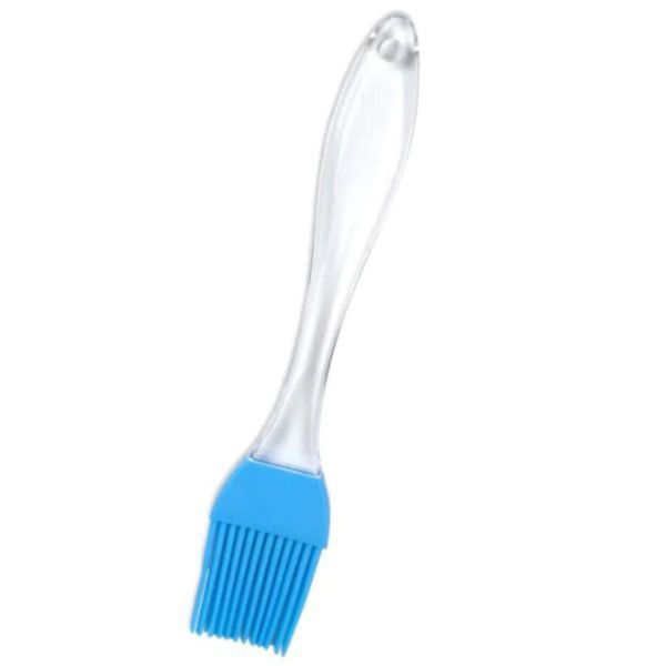 Ojees Homeware Silicone Pastry/Braai basting Brush With Clear Handle