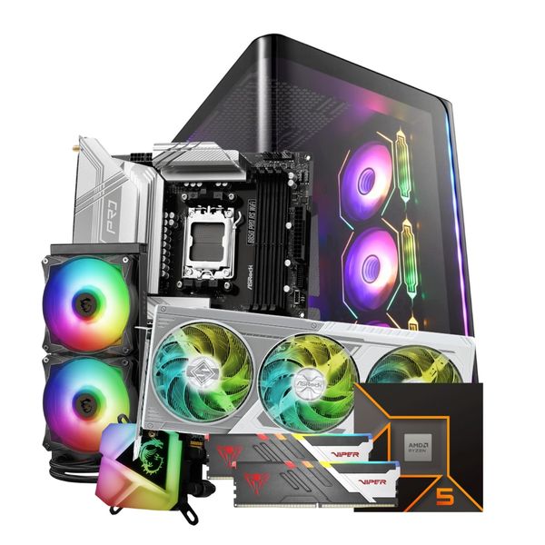 THIS IS! Chaos - Ryzen 5 9600X 32GB Ram 1024GB SSD AMD RX 9060 Gaming PC