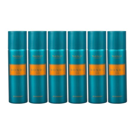 Yardley Bond Street Male No 8 Deodorant 6 x 125ml Image
