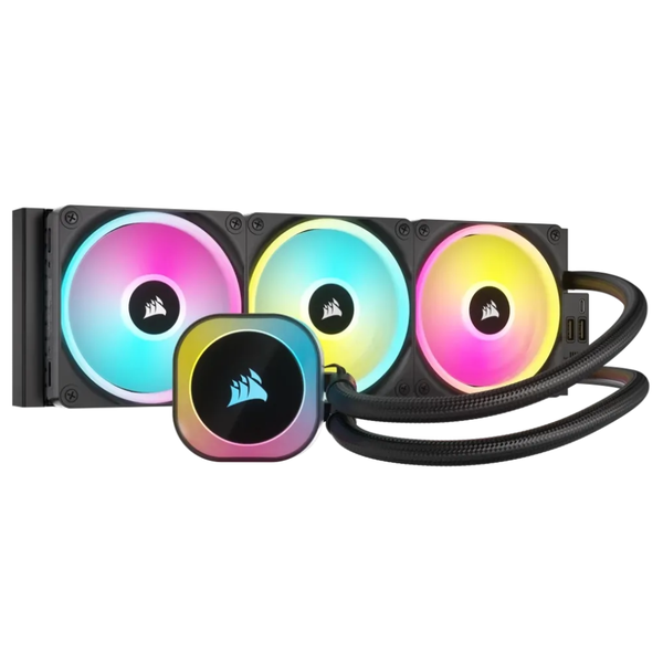 Corsair iCUE LINK H150i RGB Liquid CPU Cooler - Cooling Fan - 120mm Fans