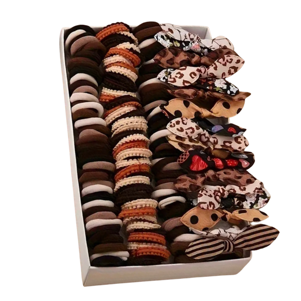 80pcs Bohemian Hair Ties