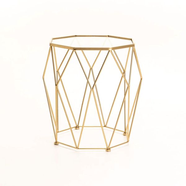 Curly Care - Colt Round Metal Side Table