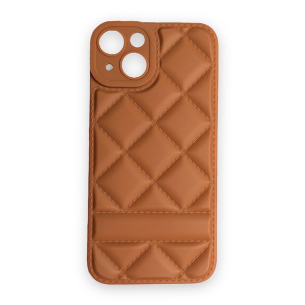 AMA Quilted Phone Case With Lanyard For iPhone 14 Pro Max - Dark Green
