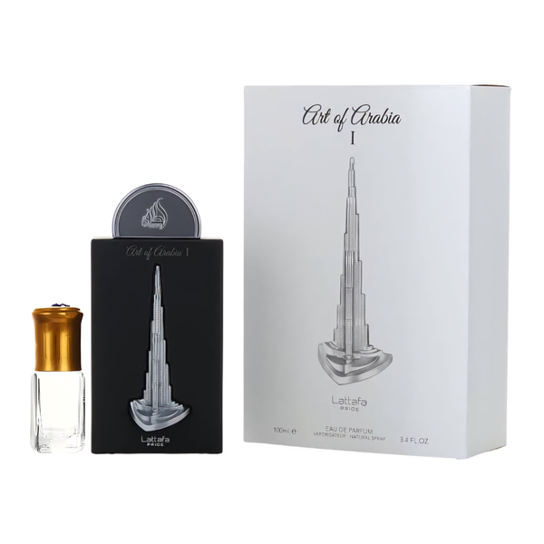 Art of Arabia 1 by Lattafa Pride High-End EDP - 100ml + Perfume Oil