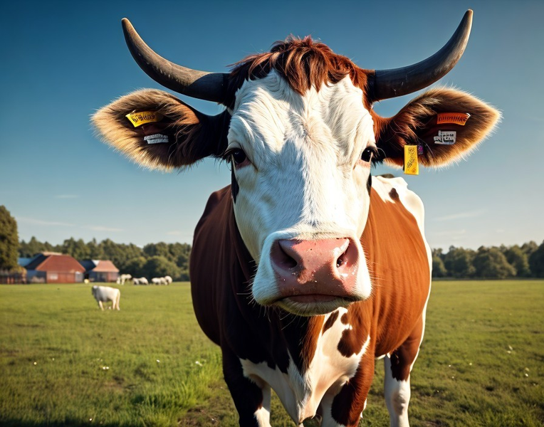 Canvas Wall Art Home Decor - A Cow