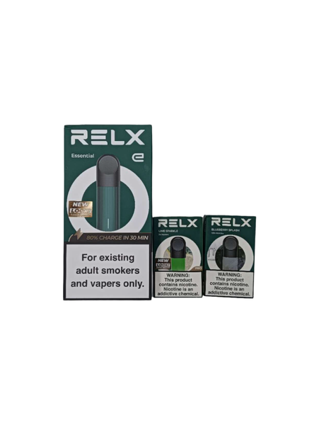 RELX Essential Green Kit with 2 Pods - 670mA
