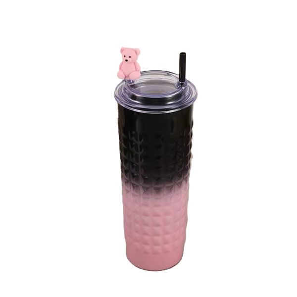 750ml Bear Travel Thermos Cup Stainless Steel Water Bottle