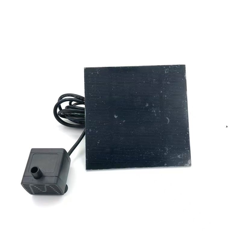 Square Non-Floating Solar Garden Fountain Water Pump