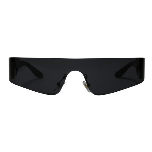 Superfine Meg Mask Sport Black Sunglasses