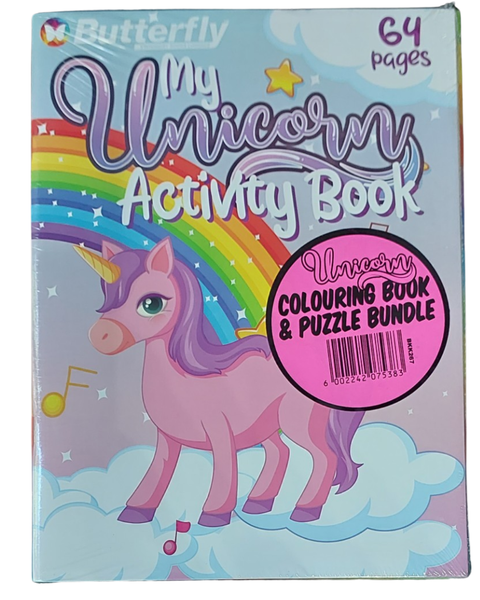 Unicorn Colouring and Puzzle Bundle