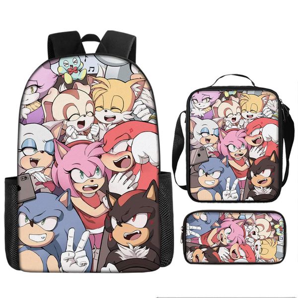 Bag, Lunch Box, Pencil Case Sonic image