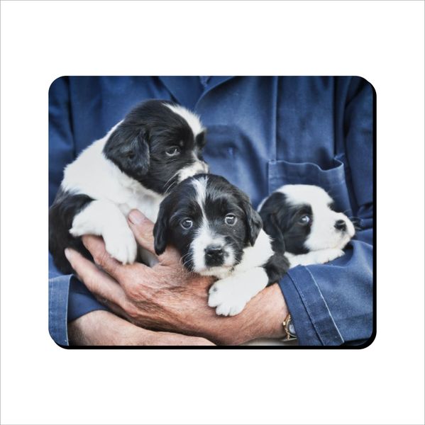 Mouse Pad - Puppies In Arm