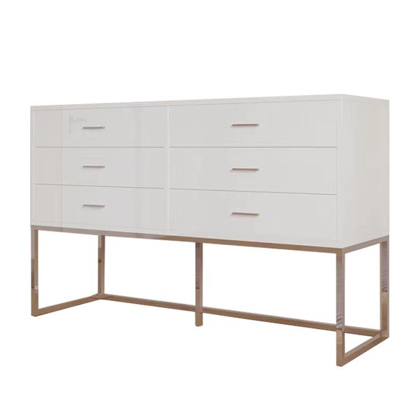 White and Rose Gold Dressing Table