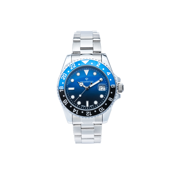 CiscoMatteo Men's Pepsie Blue and Black Watch - CM2502